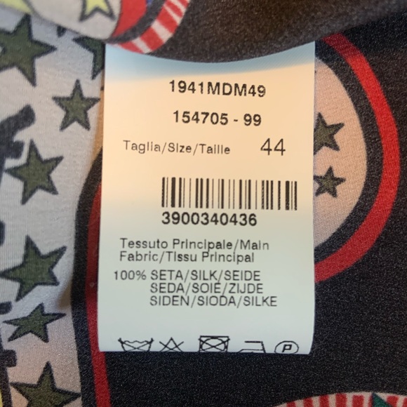 MSGM fringe paisley black and multicolored - Picture 6 of 8